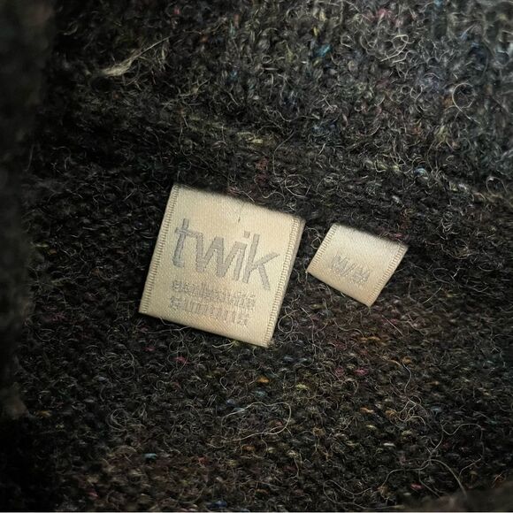 Twik Gray Knit Sweater Cowl neck - Picture 7 of 8